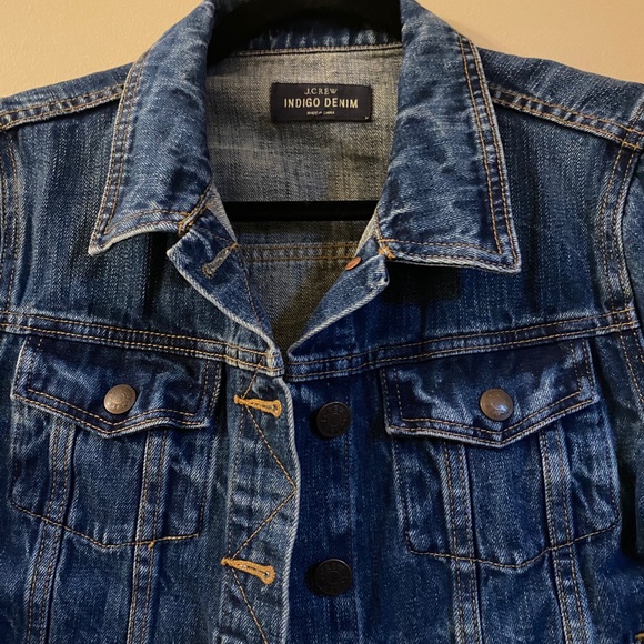 J Crew Indigo Denim Jacket - Picture 3 of 3
